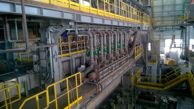 La mise en service du système de tuyauterie du graissage pour une machine de coulée continue pour «ArcelorMittal»